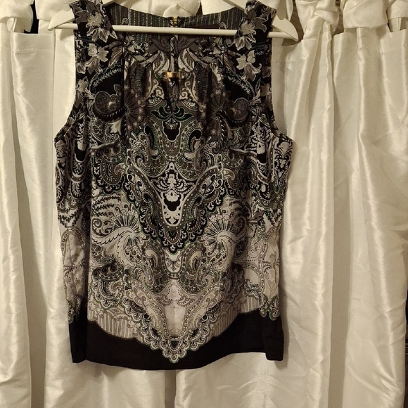 Dana Buchman Elegant Paisley Women's Blouse LG ❤️❤️❤️❤️ - Picture 1 of 8